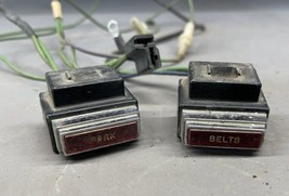 1967 Ford Galaxie Seat Belts Warning Light Lamp Bezel Dash Bracket Indic... - $185.17 CAD