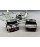 1967 Ford Galaxie Seat Belts Warning Light Lamp Bezel Dash Bracket Indic... - $135.26