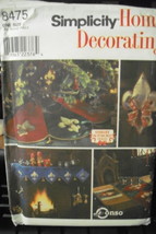 Christmas Decorating Pattern Tree Skirt, Mantle Scarf, Table Runner, Sto... - £6.26 GBP