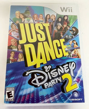 Just Dance: Disney Party 2 Nintendo Wii 2015 Video Game music rhythm ubisoft - £44.31 GBP