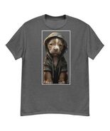 Hoodie Pit Bull Black Funny  t-shirt birthday gift tee - $15.84+