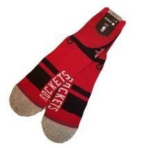 Houston Rockets Crew Socks Adult Medium 6-8.5 Red Stance Shortcut 2 Infi... - £11.89 GBP