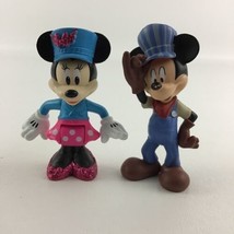 Disney Mickey Mouse &amp; Friend Train Conductors Figure Topper Sparkle Minnie - £22.83 GBP