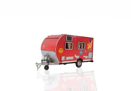 Red Camper Trailer Model Tissue Holder - £105.11 GBP