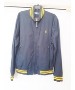 Polo Ralph Lauren Golf Jacket Black Full Zip Lined Bomber Pockets Pony M... - £38.49 GBP