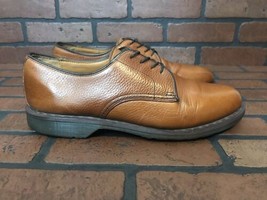 Dr Martens Octavius Derby Shoes Copper Brown Leather Size 11  - $47.18