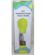 Turquoise Portable Dog or Pet Multifunctional Water Bottle - New - £9.66 GBP