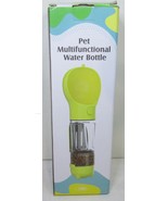 Turquoise Portable Dog or Pet Multifunctional Water Bottle - New - $232.76 MXN