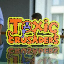 Toxic Crusaders 3D Sign Vintage 90s Cartoon TV Show - $14.69