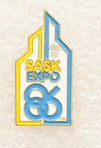 Vintage Event Jewelry Souvenir Lapel Pin Saskatchewan Pavilion 1986 Expo... - $9.89