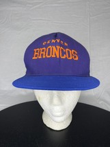 Vintage ADJ SnapBack Hat NFL Denver Broncos Purple Blue &amp; Orange Script - $16.00