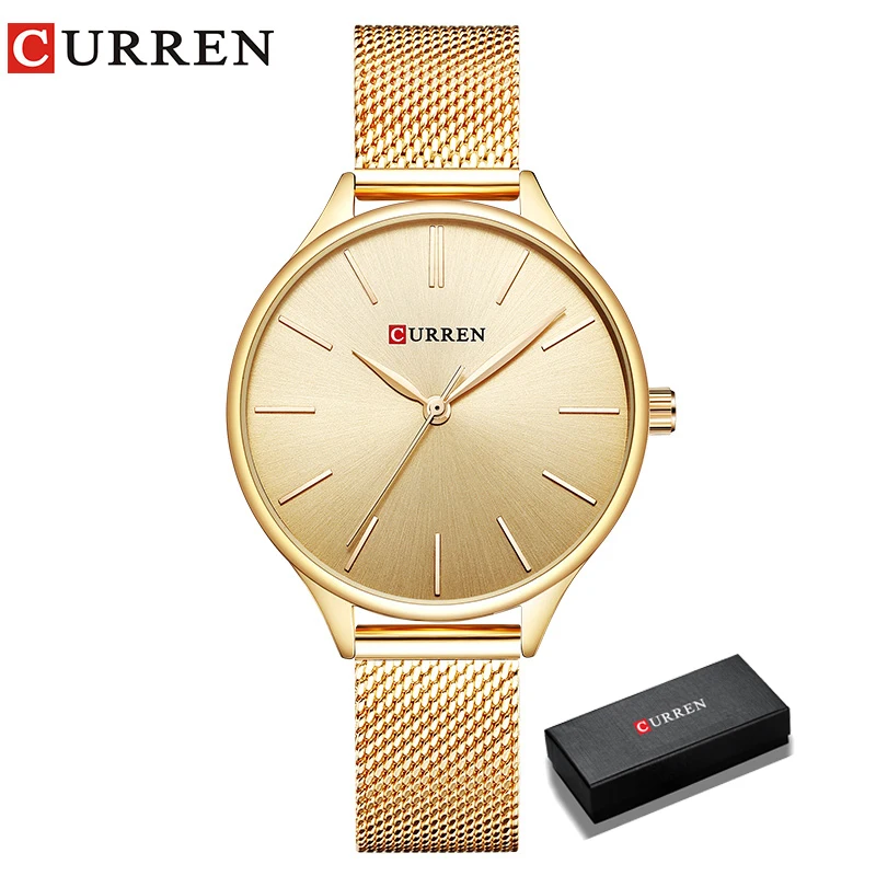    Classic  Quartz Watch Waterproof Stainless Steel Gold Bell    Watch   Mujer - £32.69 GBP