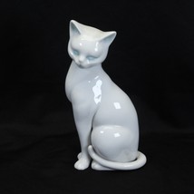 Vintage Otagiri Ceramic White Cat Figurine Japan OMC 8” - $64.67