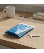 Recycled Plastic Floss Picks with Dual-Line Strong Floss &amp; Safe Fold-Bac... - $104.83 MXN