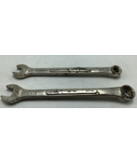 SK S-K S&amp;K Tools 2pc SAE Combination Wrench Set 1/4&quot; &amp; 5/16&quot; USA 6 Point  - $13.01 CAD