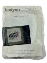 Janlynn Cross Stitch Kit Piano Keys Pink Roses 80-62 Vintage 1989 - £14.49 GBP
