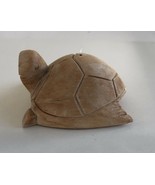 Hand-carved mini Wooden Turtle 1.5&quot; Tall 2.0&quot; Wide - £13.13 GBP