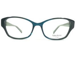 Vera Wang Eyeglasses Frames AUDE TE Blue Green Turquoise Crystals 52-16-135 - £48.40 GBP