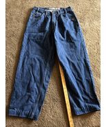 90s BUGLE-BOY. JEANS FOR A CLASSIC STYLE  BAGGY!!  31 X 26 Wide Leg SUPE... - $1,616.29 MXN