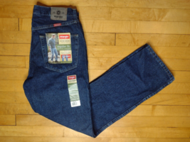Men's Wrangler Regular Fit U Shape Five Star 96501MR Dark Jeans Size 33x32 NEW - $23.99