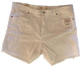 NWT Levi Strauss White Denim Signature Shorts Size 18 - £12.30 GBP