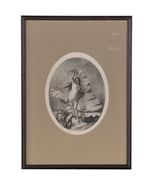 Vtg 1800s Birth of a Nereid Joseph Coomans Greek Mythology Litho Gebbie - €60,78 EUR