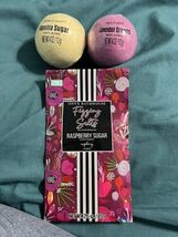 (2) Body &amp; Earth Bath bombs &amp; (1) Onyx Bathhouse Fizzing Salts Raspberry... - $5.94