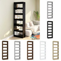 Modern Wooden Large Tall Bookcase Book Cabinet Room Divider Storage Shelving - £87.10 GBP+