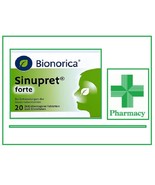 2 Packs Sinupret forte 2x20 tablets for inflammation of the sinuses - $60.75 CAD