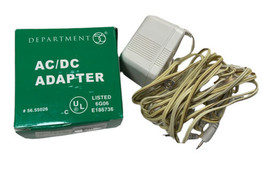 Department 56 AC DC Adapter 3 Jacks 55026 White Plug Lights Accessories - £15.72 GBP