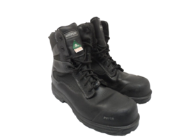 Royer Men&#39;s 8&#39;&#39; Metal-Free Composite Toe Work Boots 5700GT Black Size 12M - £64.16 GBP