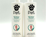 JP Pet Wild Ginger Shampoo 16 oz For Dogs &amp; Cats-Pack of 2 - £27.79 GBP