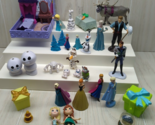 Disney Frozen figures lot Anna Elsa mini dolls Olaf Sven Kristoff Hans t... - $29.69