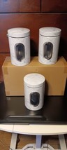 3Pack FoodStorage_1 Food Storage Canister White/Black Container Marble W... - €15,63 EUR
