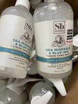 2x Sb Soapbox Sea Minerals &amp; Blue Iris Liquid Hand Soap Gentle Moisture 8 fl oz - £13.62 GBP