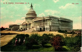 US Capitol Building Washington DC - A.C. Bosselman Pub 1911 DB Postcard T11 - £3.08 GBP