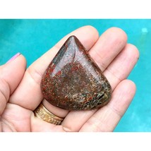 Large Utah Dinosaur Bone Fossil Agate 43x41x8mm Cabochon Gemstone - £36.08 GBP