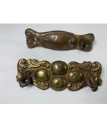 2 Oddball Antique/Vintage Furniture Drawer Pull Hardware 3” Posts   E - $12.87