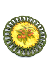 Kitchen Decor Plate - Leaf/Berries - Farmhouse Style Decor - 8 1/4&quot; disp... - $11.39