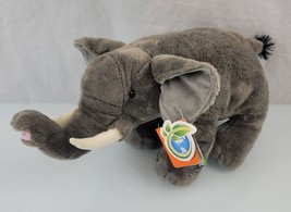 Wild Republic K &amp; M International Stuffed Plush WWF Adoption Gray Adult Elephant - £38.69 GBP