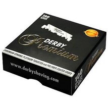 100 &quot;Derby Premium&quot; Single Edge Razor Blades for straight razor - $16.81