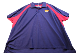 Cooperstown Shirt Mens Size 3XL Short Sleeve Navy Blue Red Polo Dreams Park - £12.59 GBP