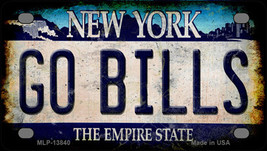 Go Bills New York Rusty Novelty Mini Metal License Plate Tag - £11.44 GBP