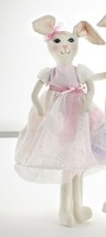 Girl Bunny Rabbit Linen Delton Doll Delton 21" New - $20.00