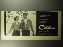 1957 Catalina Sweaters Advertisement - Person-to-person playoff! - $18.49