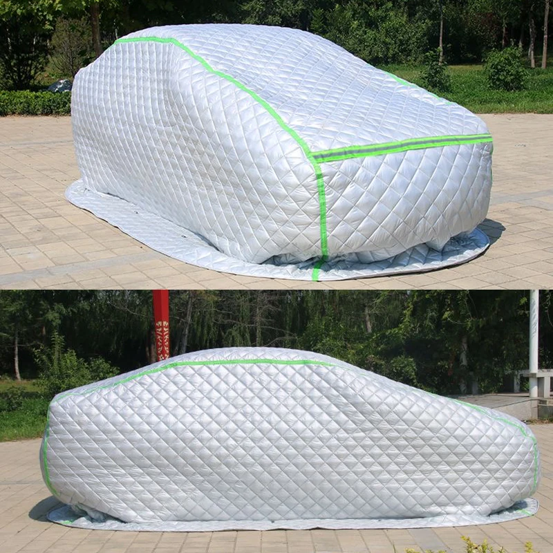 Car Cover Cotton Snow Covers Outdoor Waterproof Sunshield Protector Full - £250.03 GBP+