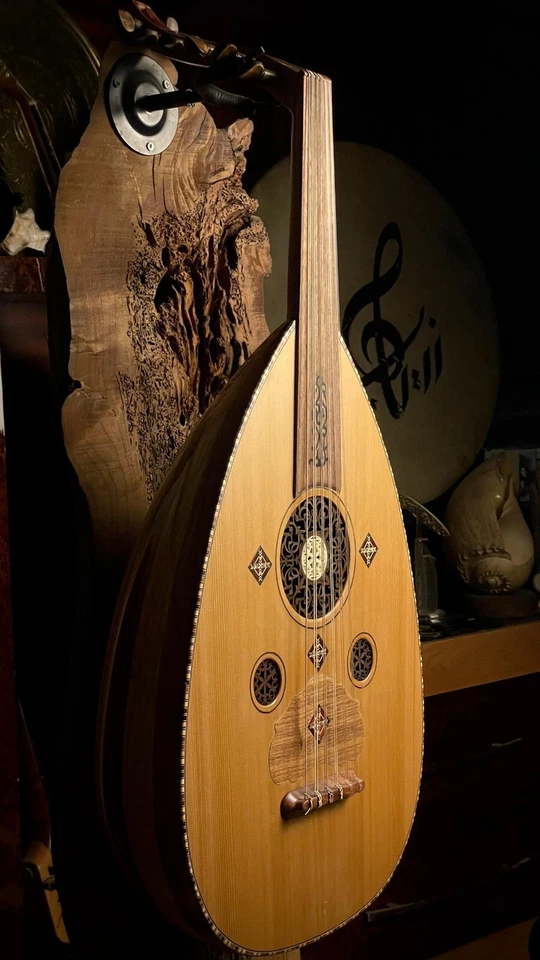 PROFESSIONAL ARABIC OUD INSTRUMENT MADE BY ZERYAB NAHAT STYLE OUD - $555.00