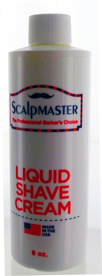 Liquid Shave Cream (Lather). 8oz bottle  by Scalpmaster - $6.93