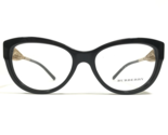 Burberry Eyeglasses Frames B2210 3001 Black Gold Cat Eye Full Rim 53-17-140 - $111.98