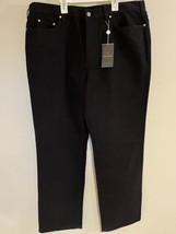 Joseph Abboud Mens Size 38x30 Black Casual Pants 100% Cotton NEW With Tags - £38.68 GBP